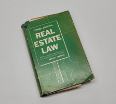 Real Estate Law 1961 3rd Edition Robert Kratovil Layman Real Estate Operations - $3.96