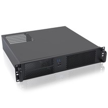 2U Micro Atx Compact Rackmount 2 X 5.25 Chassis Support Atx Ps2 Psu With 120Mm F - £128.68 GBP