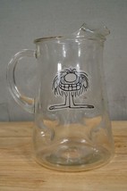 Vintage BC Comics Johnny Hart GROG Barware Ice Age Clear Pitcher Ice Lip - £21.35 GBP