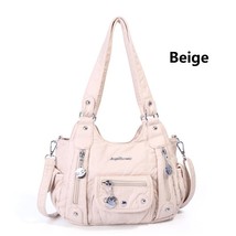 Women  handbags women bags designer Vintage Soft Leather Bags Fashion Satchel Mo - £42.61 GBP