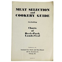 Vintage 1930&#39;s Beef Pork Meat Cookery Guide National Live Stock &amp; Meat B... - $11.40