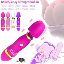 12 Frequency Powerful G Spot Vibrator Dildo Women Rechargeable Sex Toy M... - £6.30 GBP