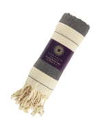 Premium Zeus Black Turkish Beach Bath Towel 35 x 65  Quick Dry Lightweight - $33.62 CAD