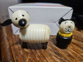 Vintage Fisher Price Dog And Lamb For Little People - $12.86