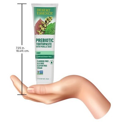 (3 Tubes) Desert Essence Prebiotic Plant-Based Whitening Toothpaste - Mint - Ora Item image 7