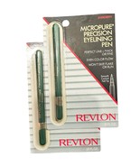 2 Revlon Micropure Precision Eyelining Pen Eyeliner Evergreen .01oz Disc... - $22.22 CAD