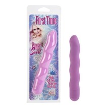 First Time Power Swirl Vibrator Waterproof 6 Inch Pink - $14.28