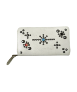 Polo Ralph Lauren Studded Leather Zip Wallet $300  WORLDWIDE SHIPPING FT... - $3,706.31 MXN