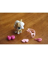 LPS 124 Littlest Pet Shop Horse Brown Pearl Mane Pink Saddle Briddle Bru... - $186.21 MXN