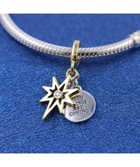 925 Sterling silver Engravable North Star Dangle Charm  763588C01 - $25.38 CAD