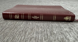 Holman UltraThin Reference NIV BIBLE 1986 Burgundy Leather Indexed Thumb... - $24.74