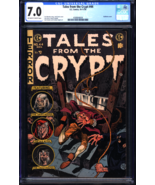 Tales from the Crypt #44 (1954) CGC 7.0 -- O/w to white; Davis Guillotin... - $1,341.99