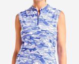 NWT Ladies NIVO Cobalt Blue Linnea Sleeveless Mock Golf Shirt S &amp; XXL - $39.99