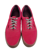 VANS Mens Era Classic Sneakers Red Size 12 Low Top Lace Up Shoe Skateboa... - £30.40 GBP