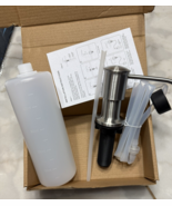 Sink Soap Dispenser Pump Brushed Nickel Built in Kitchen Counter Dispens... - $354.42 MXN