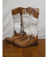 Stetson Women&#39;s Mia Western Boots Brown White Leather Size 9.5 - $3,630.87 MXN