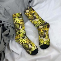 Mens and Womens Shrek The Ogre Monster Socks Unisex One Size Fits Most Warm - $11.60
