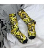 Mens and Womens Shrek The Ogre Monster Socks Unisex One Size Fits Most Warm - $215.34 MXN