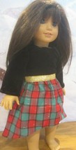 HANDMADE 18&quot; american girl/our gener xmas  doll clothes country blair pl... - $17.82