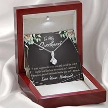 Express Your Love Gifts Wife Gift I Want to Grow Old with You Eternity Ribbon St - £43.02 GBP