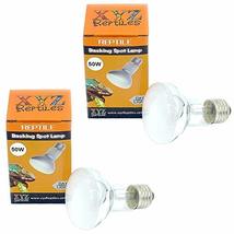 XYZReptiles UVA Reptile Heat Lamp 50 Watt Bulb Basking Light (2 Pack Bulbs) - £11.95 GBP