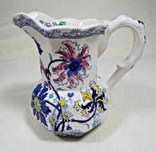 Vintage Enoch Wedgwood Tunstall Ltd Old Canton Earthenware Fluted Pitcher  - £58.98 GBP