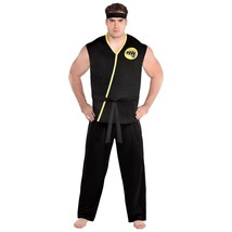 Cobra Kai Black Costume Mens Adult 2X 48-52 Martial Arts Karate - $66.32