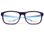 Zoobug Kids Eyeglasses Frames ZB1045 600 Shiny Purple Rubberized Blue 48... - £44.17 GBP