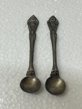 Antique Gorham Sterling Silver Htf Very Ornate Salt Spoon NO MONOGRAM 2 3/4” - £59.34 GBP