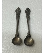 Antique Gorham Sterling Silver Htf Very Ornate Salt Spoon NO MONOGRAM 2 ... - $74.24