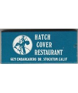 Hatch Cover Restaurant  Souvenir Strike on Match Box - $152.47 MXN