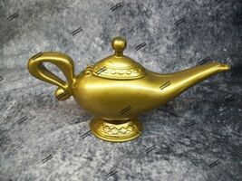 Gold Genie Lamp Costume Prop Desert Prince Arabian Aladdin Sultan Persia... - €8,48 EUR