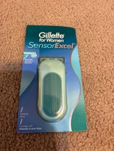 Gillette Sensor Excel Women Handle Shaver Razor Trial with 1 Blade New 1996 Rare - £29.24 GBP
