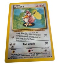 Farfetch&#39;d Pokémon TCG Base Set 27/102 Regular Uncommon Unlimited Vintag... - $2.25