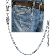 Pocket Watch Chain Silver Albert Chain Classic Fob Swivel Clasp Lobster Clip 178 - £12.57 GBP