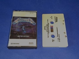 Metallica: Ride The Lightning Cassette Tape [1984 Megaforce RARE LABEL] MRIT-769 - $295.00