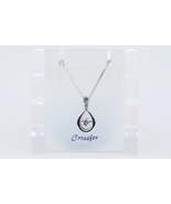 Crossfor Dancing Stone Remember 925 Sterling Silver Necklace NYP-640 - $124.99