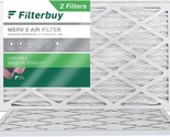 Filterbuy 16X25X1 Air Filter Merv 8 Dust Defense (2-Pack), Pleated Hvac Ac - £29.79 GBP