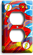 FLASH BARRY ALLEN COMIC SUPER HERO OUTLET WALL PLATE BOYS BEDROOM NEW RO... - £8.16 GBP