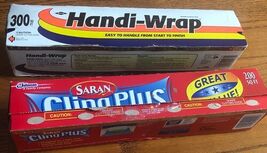 Bundle Of 2 Vintage Plastic Film Wraps Photos Props  Read Description - €11,97 EUR