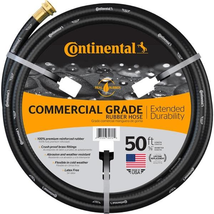 Water Hose Premium 5/8 In.X 50 Ft. Commercial Professional Grade Rubber Black - £48.31 GBP
