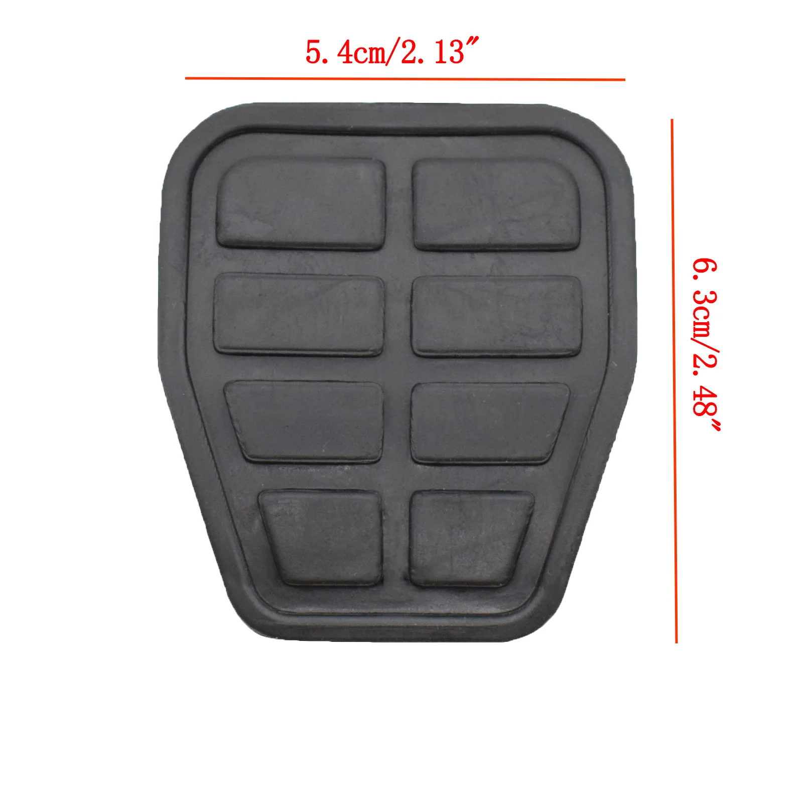 2x Car Foot Pedal Brake Clutch Rubber Pads Cover For VW Golf Jetta MK2 T4 C44 - £10.81 GBP