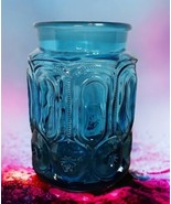 VTG LE Smith Colonial Blue Medium Canister 7.5 in JAR ONLY NO LID - $49.48 CAD