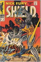 Nick Fury, Agent of S.H.I.E.L.D. Comic Book #2 Marvel Comics 1968 FINE+ - £28.53 GBP