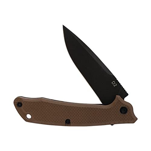 ABKT Desert Scavenger Elite Tactical Folding EDC Pocket Knife  3.5 Inch Drop Po