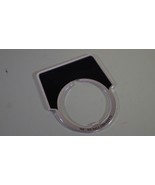 Square D Class 9001 Type KN-300 Black Legend Plate - Blank - New - $5.89