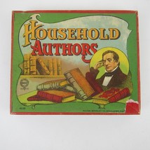 Household Authors Card Game of Authors Milton Bradley COMPLETE Vintage 1... - $29.99