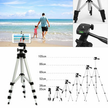 Professional Camera Tripod Stand Holder Mount For Iphone Samsung Cell Phone +Bag - £22.37 GBP