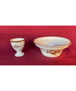 ROYAL COPENHAGEN BROWN ROSE Cereal All Purpose Bowl 2640  5 1/2&quot; &amp; 1 egg... - $746.24 MXN