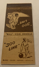 Vintage Matchbook Matchcover Bowling Bowlers Shirt &amp; Uniform Co Los Ange... - $3.33